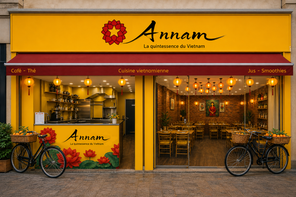 La devanture d'Annam